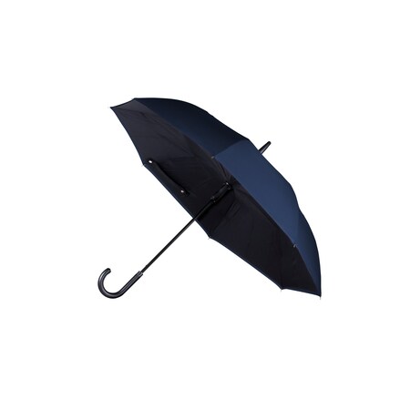 Anyweather Inverted Dual Canopy Umbrella for Wind, Rain, and UV Rays, Sapphire Navy AWU23NV